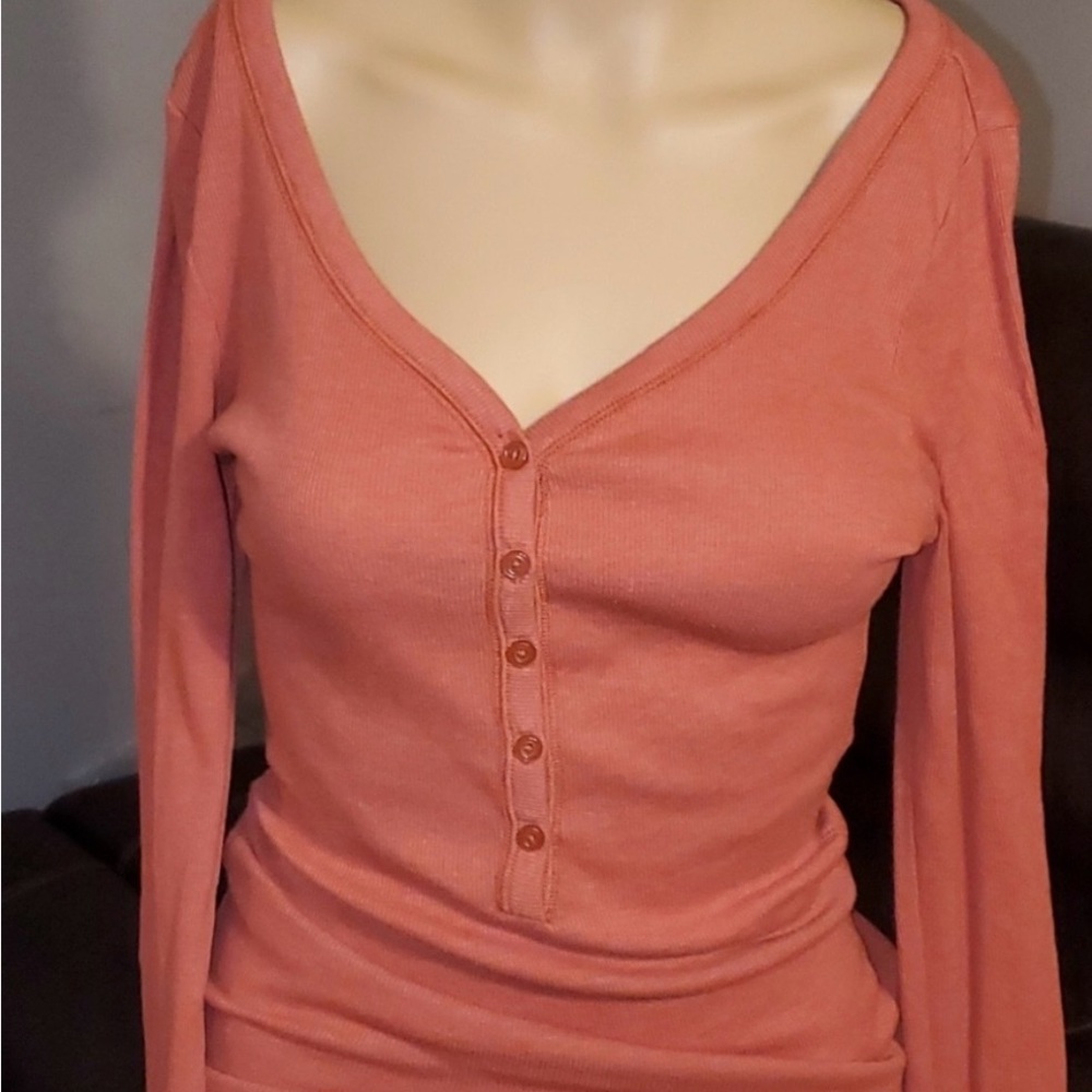 Rust y2k Mossimo Henley